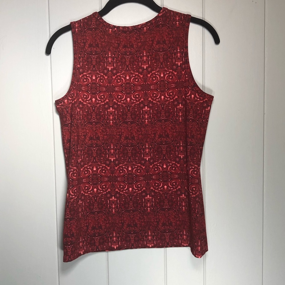 Athleta Red Pattern Tank - Picture 2 of 5